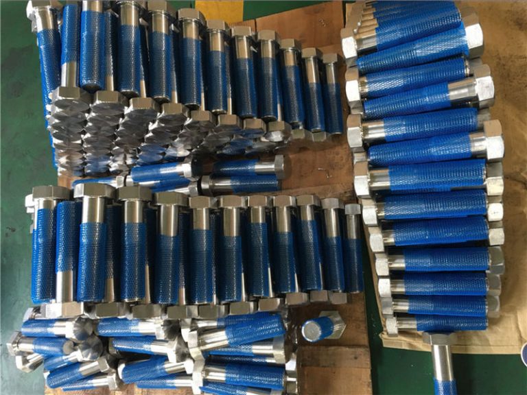 sus 304l en1.4306 ss pričvršćivač sa šesterokutnim vijcima iso4014 pola navoja