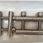 ansi 316ti / hr 1.4571, 317l / hr 1.4438 Nerđajući čelik, serijski dijelovi šipke za spajanje dijelova